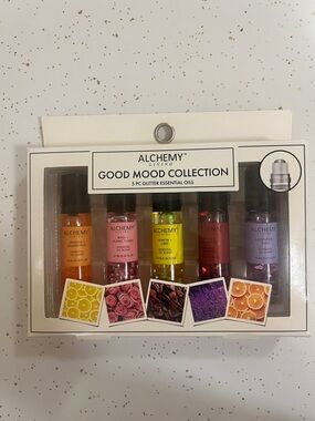 Alchemy Good Mood Collection 5pc Glitter Essential Oils New